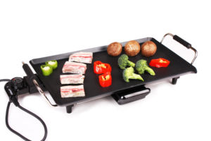 47X27cm <span class=keywords><strong>grill</strong></span> barbecue électrique portable poêle antiadhésive sans fumée <span class=keywords><strong>xxl</strong></span> <span class=keywords><strong>grill</strong></span> tepanyaki électrique comptoir <span class=keywords><strong>grill</strong></span> électrique intérieur - Product Image 3