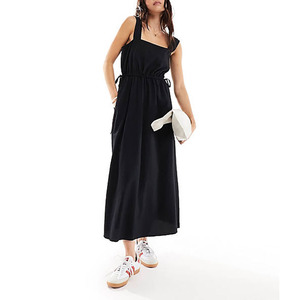 Baju Jumper Wanita leher persegi, baju Jumper pinggang, baju Midi Terusan, leher persegi, baju kantor wanita - Product Image 4