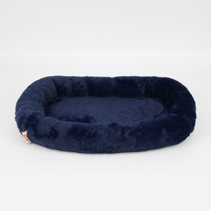 Tas kacang bulu palsu ramah lingkungan persegi panjang padat spons ketahanan tinggi mesin dicuci besar ukuran manusia tempat tidur anjing - Product Image 3
