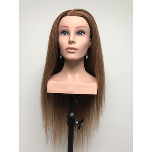 Testa da allenamento per scuole <span class=keywords><strong>di</strong></span> accademia europea, modello femminile da sposa con spalle, in capelli umani - Product Image 2