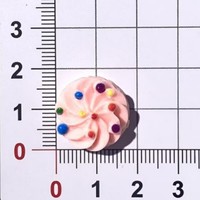 Nouveaux mini-gâteaux mignons en résine style figurine, aimants de réfrigérateur DIY, breloques pour coques de téléphone, pinces à cheveux, ornements 3D style patch, petits accessoires
