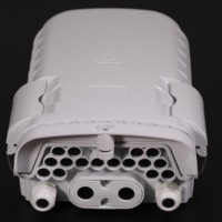 Caja de Distribución de Fibra Óptica Hongsheng de 8 Núcleos, Impermeable, de ABS, Divisor, Adaptador de Bandeja PLC Óptico FTTH para el Hogar, Pigtail, WiFi, 4G, 3G