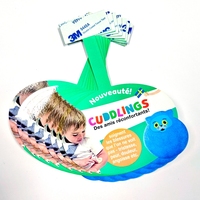Étiquettes suspendues personnalisées étanches pour présentoirs, impression couleur vive, pour promotion en magasin