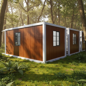 Casa Contenedor de Lujo Prefabricada de 20 pies Lista para Habitar o Usar como Restaurante, Casa Pequeñ<span class=keywords><strong>a</strong></span> Prefabricada de Acero - Product Image 1