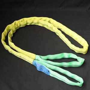 3 톤 더블 아이 플랫 웨빙 라운드 슬링, 보호 커버가 있는 라운드 웨빙 슬링 - Product Image 3