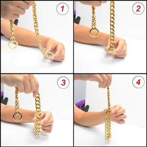 Recién llegado en existencia de 10mm, cadena para perros pequeños y medianos, collar de acero inoxidable de titanio para perros, cadena para gatos, Collar para perros - Product Image 6