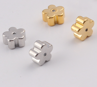 Bouchons d'oreille en métal en forme de fleur bricolage rétention de couleur 18K or boucle d'oreille accessoires haut de gamme oreille Post Caps boucle d'oreille Clips arrière