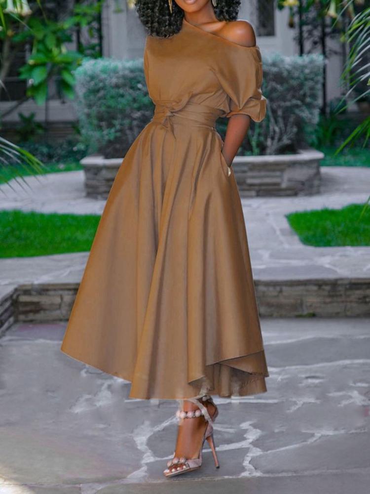 Shop Our Women Plus Size Loose Long Dresses Off Shoulder Shop Our Women Plus Size Loose Long Dresses Off Shoulder