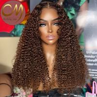 Perruques en cheveux humains bruns chocolat 13x4 13x6 5x5 HD Lace, bouclées effet mouillé, cheveux vietnamiens de luxe, prêtes à porter sans colle, en cheveux humains bruts