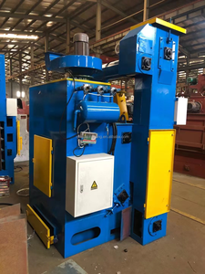 Q326 tự động vành đai cao su không có không khí tumblast loại bắn nổ máy - Product Image 6