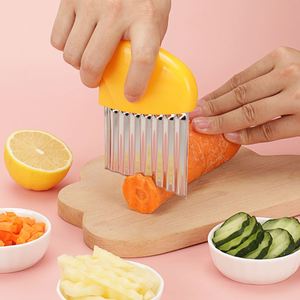 Coupe-frites ondulées manuel personnalisé pour la vente en gros avec couteau à motif ondulé pour légumes - Product Image 4