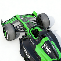 Escultura de Fibra de Vidrio Personalizada, Modelo de Coche de Carreras de Fórmula 1 de Gran Tamaño, Simulación 1:1, Manualidades de Resina para Decoración