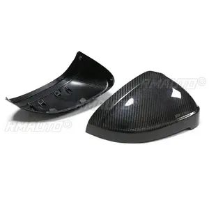 Cubierta de Espejo Lateral de Fibra de Carbono Real para Auto, Reemplazo de la Cubierta del Espejo Retrovisor, Estilo OEM, para Audi A4 B9 S4 A5 S5 2017-IN - Product Image 3