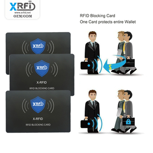 Kartu Penghalang RFID NFC Pelindung Bank Kredit & Debit Pembayaran Pemblokir Aman Skimming Perangkat Anti Peretas 13.56Mhz - Product Image 5