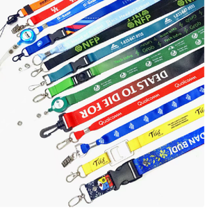 Custom EVA Material Gravure & UV Printing Logo ID Card Lanyard with <b>Plastic</b> <b>Hook</b> Portable for Mobile Phone Badge Halloween Use - Product Image 1