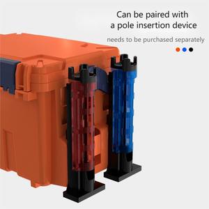 Caja de pesca MEBAO de una sola cubierta, asiento multifuncional de gran capacidad, portátil, almacenamiento de caña, cajas de aparejos, caja pequeña de plástico - Product Image 5