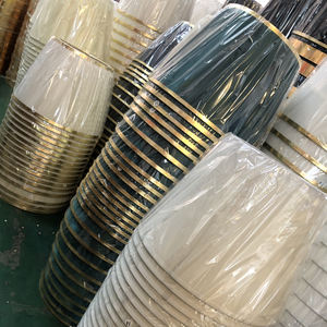 OEM Maßgefertigter DIY Baumwoll-<span class=keywords><strong>Empire</strong></span>-Lampenschirm Handgefertigt - Product Image 6