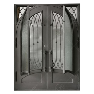 Excellents modèles de portes d'entrée à double battant en <span class=keywords><strong>fer</strong></span> <span class=keywords><strong>forgé</strong></span> - Product Image 4