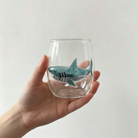 Personnalisation de tasses à thé, à café et à eau en verre borosilicate transparent à paroi simple de 400 ml