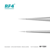 RF4 RF-TZ01 Nouvelles pinces ultra-précises pour la réparation de téléphones mobiles, fil volant, pinces ultra-précises et ultra-stabiles