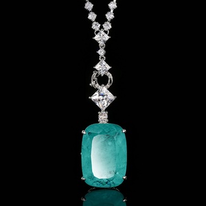 Wholesale Polished Eco-friendly <b>Copper</b> Hypoallergenic Jewelry Simulation Multi Color Gemstone Necklace for Women Banquet & Gift - Product Image 4
