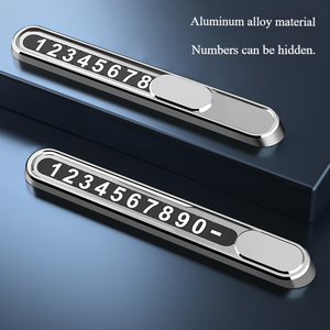 Biểu Tượng Tùy Chỉnh Xe Tạm Thời Thẻ Đậu Xe Sáng Điện Thoại Di Động Số Tấm Bảo Vệ Riêng Tư Ẩn Số Công Cụ Khẩn Cấp - Product Image 4