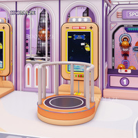 Équipement de terrain de jeu intérieur IDOMAZE secouant le jeu de cheval jeu interactif de centre commercial pour les enfants
