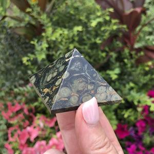 CRYSTALHOLA - Torre de Cristal de Jaspe Kambaba Verde de Alta Calidad, Tendencia de Moda, Piedra Natural - Product Image 4