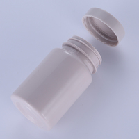 Botellas de Plástico PET Gris de 80-275 ml con Tapa de Rosca, Impresión Personalizada, Fabricación de Productos Vitamínicos para el Cuidado de la Salud