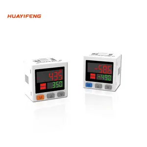 Sensor de presión de gas Huayifeng IP40 12-24VDC 500kpa PNP en peso ligero