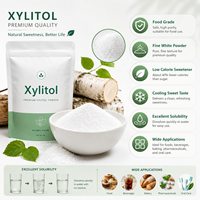 Granulés de Xylitol de Qualité Alimentaire E967 – Édulcorant Faible en Calories pour Chewing-gums, Bonbons, Boissons, Pâtisseries, Soins Bucco-dentaires – Extrait Végétal