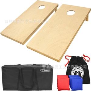 Planche de Cornhole 4x2 pieds en contreplaqué massif, taille réglementaire, pieds en bois de pin, jeu d'extérieur - Product Image 2