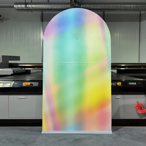 BJ220426-18 Bán Buôn Pvc Acrylic Wedding Display Đứng Giai Đoạn Trang Trí <span class=keywords><strong>Backdrop</strong></span> Đầy Màu Sắc <span class=keywords><strong>Uv</strong></span> In Ấn Pvc Panel Cho Đám Cưới - Product Image 1