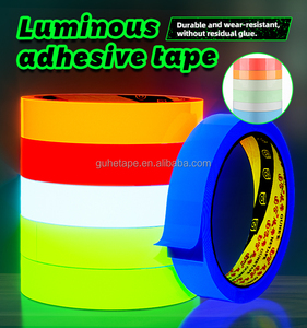 10mm Fluorescent Réfléchissant Auto-Adhésif Néon Nuit Glowing Photoluminescent Extérieur Thermofusible Acrylique Lumineux Lueur <span class=keywords><strong>Bande</strong></span> - Product Image 3