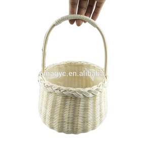 wedding decoration flower rattan storage baskets fruit basket bread basket