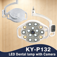 Lampe LED pour unité dentaire, lumière de salle d'opération sans ombre avec caméra intégrée pour l'aménagement d'un cabinet dentaire