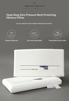 Bantal Tidur Hotel Generasi Kedua Deep Sleep Pro Zero Pressure, Busa Memori Slow-Rebound, Sutra Es Lembut, untuk Tidur Menyamping