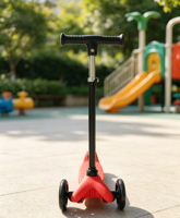 Trottinette acrobatique pour adolescents et enfants - Trottinette à trois roues légère et durable en plastique pour l'extérieur