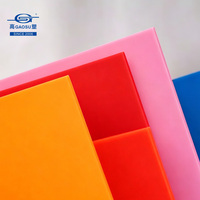 Lámina Acrílica de Color Sólido de Primera Calidad al por Mayor, Cortada a Medida, Placa de Plástico Opaca