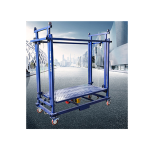 6m 8m 10m 12m elektrikli İskele paletli paletli makaslı kaldırma zinciri Weel Weel büyük çaplı kabul OEM/ODM - Product Image 5