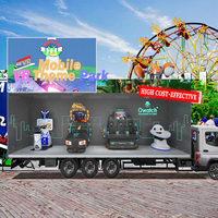 Funfair VR Truck Mobile Park Expérience de réalité virtuelle VR Machine Game Center Zone Design 9D VR Park