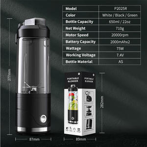 Xmas Mega Sale Citrus Juicer Cup Set avec batterie et alimentation électrique RV Ready Healthy Smoothie Kit Livre de recettes Remise de Noël - Product Image 4