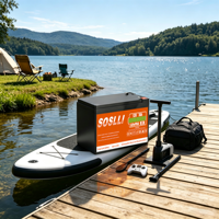 Batterie LiFePO4 intelligente BMS 12V 7Ah 8Ah 12Ah 20Ah avec cellules de qualité A pour onduleur, système d'éclairage solaire et dispositif d'alarme
