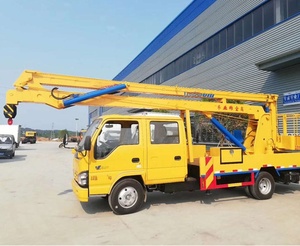 Nouveau camion de travail aérien hydraulique diesel <span class=keywords><strong>KLF</strong></span> ISUZU 4x2 Euro 3 à flèche télescopique 12-14m pour haute altitude 150-250HP - Product Image 6