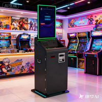Kiosque de jeu à écran tactile de 27 pouces avec prise en charge du SDK et du système d'exploitation Windows, résolution 1920x1080, pour recharge et rachat en casino