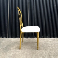 Chaise de banquet élégante pour la vente, chaise d'hôtel, chaise de mariage, chaises Phénix dorées
