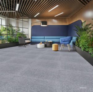 Dalles de moquette autocollantes légères et écologiques avec support en feutre, dalles de moquette amorties pour bureau, chambre, sous-sol, salle de golf - Product Image 1