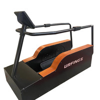Entraîneur excentrique de gymnase de mode commerciale nouvelle machine de surf d'intérieur avec des matériaux d'acier et d'ABS pour l'usage de forme physique