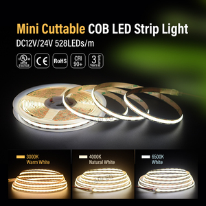 528 puces 8mm Mini coupe PCB DC24V Cob LED bande lumineuse personnalisable 10W 16.4Ft Ambilight intérieur décoratif lumière rouge LED Cob bande - Product Image 6