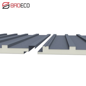 Paneles Sándwich para Techo Impermeables de Poliuretano <span class=keywords><strong>con</strong></span> Aislamiento Térmico y Placas de Aluminio para Exteriores Tipo Gran Muralla al por Mayor - Product Image 2